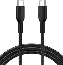 Belkin USB-C to USB-C Braided Cable - 6.6ft (2M), 100W PD Fast Charge & Sync
