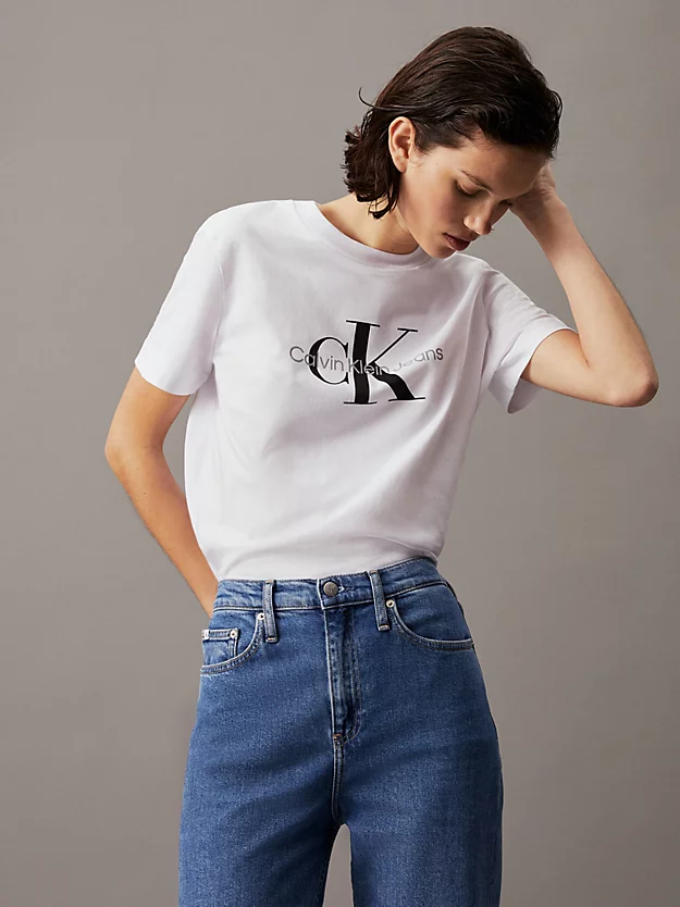 Calvin Klein Jeans Women's Solid Regular Fit T-Shirt