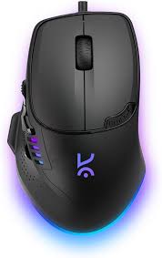 Kreo Hawk Gaming Mouse (Black) - Programmable RGB, Adjustable DPI