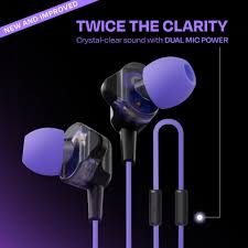 Kreo Hydra 3.5mm Wired Gaming Earphones | Dual Dynamic Drivers & Mic