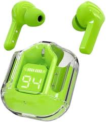 UltraPods Max TWS Earbuds: Transparent Design, HD Bass, Fast Charging