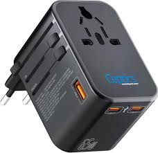 Ceptics 65W Universal Travel Adapter for Laptops & Phones