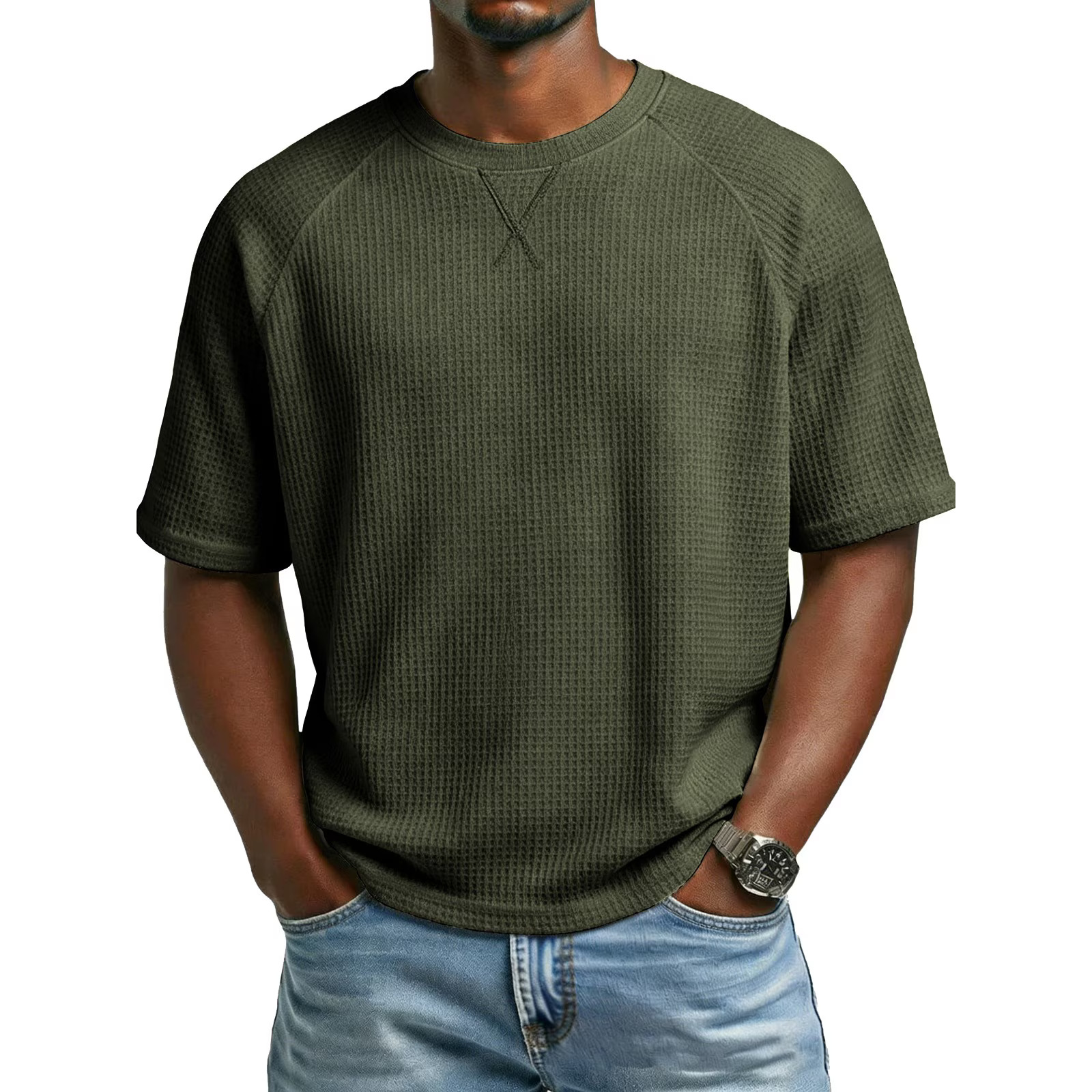 Trillion Jacquard Men's Polo T Shirt for Men | Textured Tshirts for Man (Polyester Blend | Regular Fit)