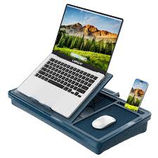 LAPGEAR Ergo Pro Lap Desk for 15.6 Inch Laptops - Gray