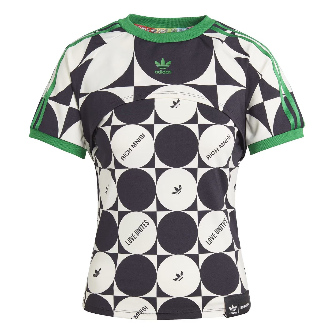 adidas Women's Polyester Geometric Regular Fit T-Shirt