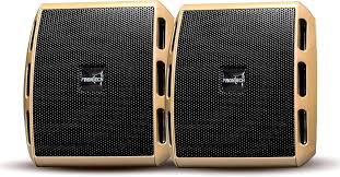 FRONTECH 2.0 USB Multimedia Speakers for PC/Laptop - Black/Gold