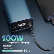 Lifelong 100W 27000mAh Laptop Power Bank - 4-in-1 Fast Charging