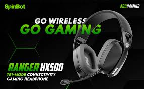 SpinBot Ranger HX500 Tri-Mode Wireless Gaming Headphones