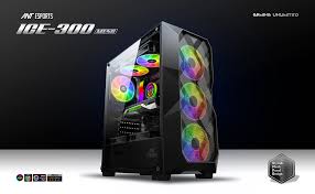 Ant Esports ICE-300 Mesh Mid-Tower Gaming Cabinet (Black)