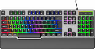 Dr Luxur Ergofizz Ergonomic Gaming Keyboard with Wrist Rest