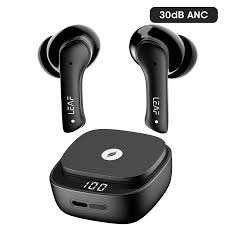 Leaf Buds X614 ANC Wireless Earbuds - Carbon Black
