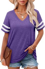 Angerella Women's Summer Waffle Knit Tunic Blouse Loose Fitting Tops