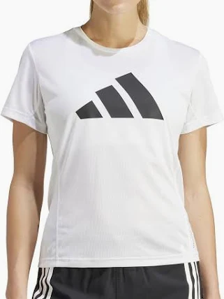 adidas Women's Polyester Geometric Regular Fit T-Shirt