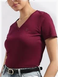 Calvin Klein Jeans Women's Solid Relaxed Fit T-Shirt