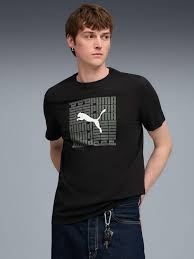 Puma Men's Cotton Regular Fit T-Shirt