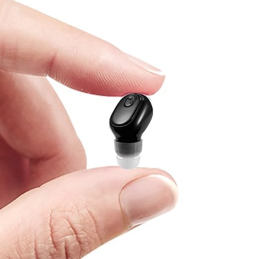 SYSFUN Single Bluetooth Wireless Earbuds, Mini Invisible in Ear Wireless Bluetooth Headphone 12 Hours Super Long Battery Life Suitable for Sports Work and Sleep - Black