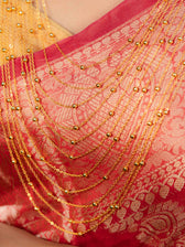 Rajlaxmi Long gold necklace set - Image 2