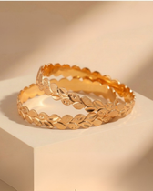Vidhi Bangle Rose gold (Set of 2)