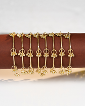 Kashmiri Gold Plated Bangle (Set Of 8) - Image 2
