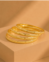 Chandani Bangle. ( Set of 4)