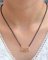 Meher Full Black Beads Mangalsutra - Image 2