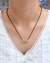 Meher Full Black Beads Mangalsutra - Image 3