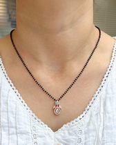 Aanya Full Black Beads Mangalsutra - Image 2