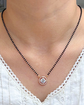 Suhana Full Black Beads Mangalsutra - Image 2