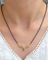 Nora Full Black Beads Mangalsutra