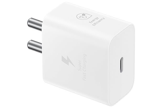 Samsung 25W Charger Without Cable, Black (2024 WHTE) Samsung 25W Charger Without Cable, Black (2024 WHTE)
