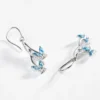 Sterling Silver Butterfly Pendant Earring