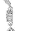 Sterling Silver Leafy Green Necklace Jewellery Set With Earrings