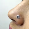 sterling Silver Trendy Antique oxidized nose pin