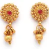Choker Necklace with Drop Earring Jewellery Set For Women - Image 2
