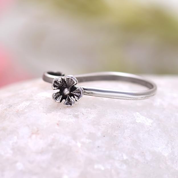 Abhooshan 92.5 Sterling Silver Light Weighted Clip On Faux Nose Pin CZ Stones Nose Pin without Piercing for Girls and Women | With Certificate of Authenticity - Image 3