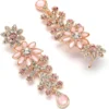 ukkhi Charming AD Diamonds Studded Floral Choker Necklace with Danlge Earrings Maangtikka Jewellery Set