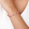 Silver Rose Gold Enchanting Empress Bracelet,Adjustable