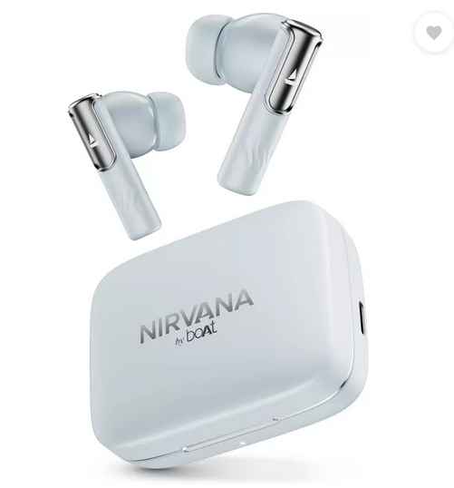 boAt Nirvana Ivy w/ 360 Spatial Audio, Dynamic Head Tracking,ANC(~50dB) & App Support Bluetooth  (Quartz Cyan, True Wireless)