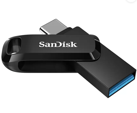 SanDisk SDDDC3-256G-I35 256 GB OTG Drive  (Black, Type A to Type C)