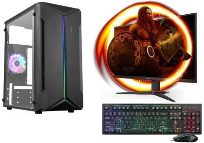 FusionIT Ultra Premium Gaming PC Intel Core i7-2600 Core i7 (16 GB DDR4/512 GB SSD/Windows 11 Home/18.5 Inch Screen/Gaming PC_i7-16GB-512) with MS Office??(Multicolor, 48 cm x 57 cm x 43 cm, 8 kg)