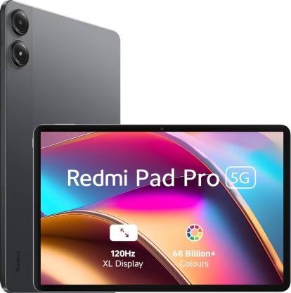 REDMI  Pad Pro 5G 8 GB RAM 256 GB ROM 12.1 inch with Wi-Fi+5G Tablet (Graphite Grey)