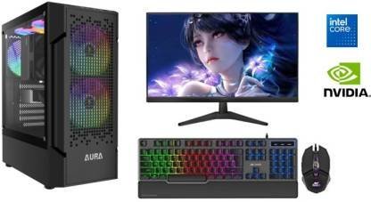 FusionIT Gaming PC Intel Core i5-2400 Core i5 (16 GB DDR4/512 GB SSD/Windows 11 Home/2 GB DDR3/19 Inch Screen/Intel Core i5-16GB-512GB-2GB Nvidia Graphic) with MS Office??(Black, 45 cm x 55 cm x 45 cm, 9 kg)