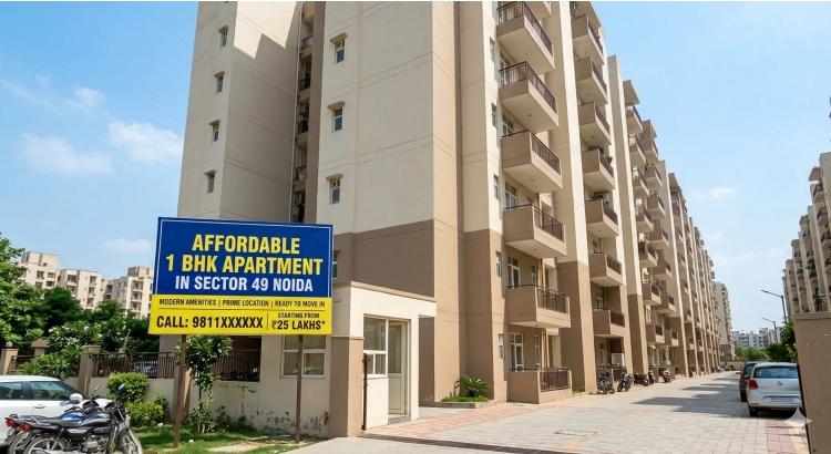 Affordable 1 BHK Apartment in Sector 49 Noida