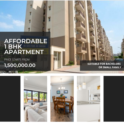 Affordable 1 BHK Apartment in Sector 49 Noida