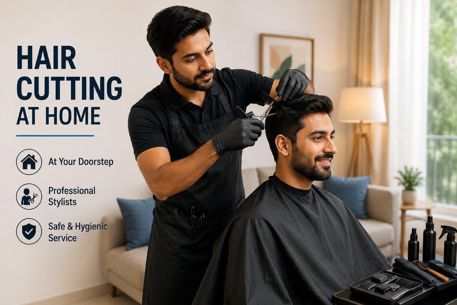 Professional Hair Cutting at Home